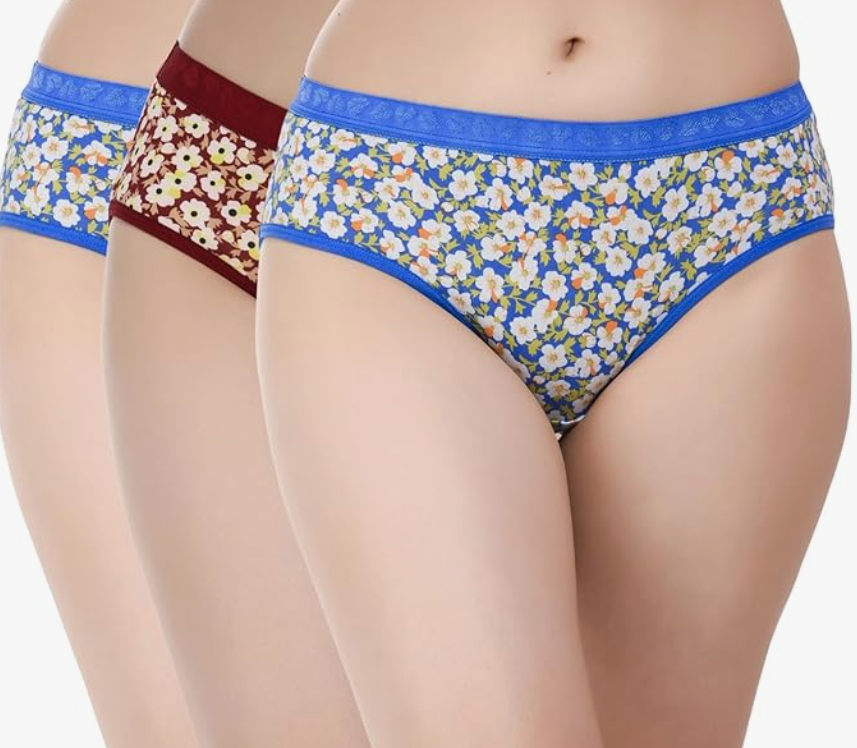 Pack of 3 Cotton Panties – Soft & Breathable