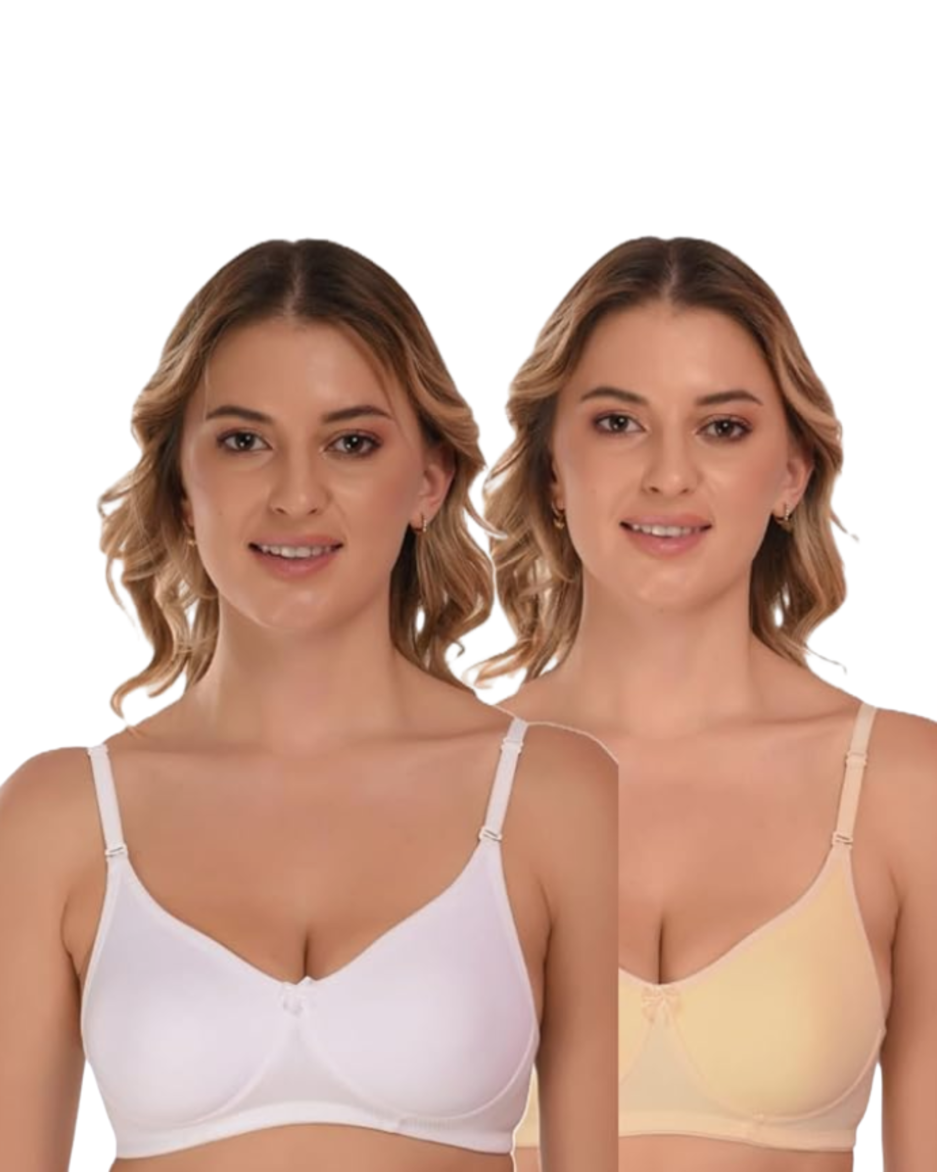 Lightly Padded Bra for Women Pack of 2 – Smooth Everyday Wear